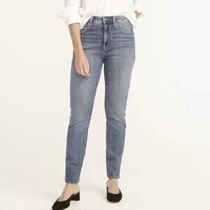 J Crew Curvy Vintage Slim Straight Jean Warm Surf Wash Denim Size 37 / 24W New